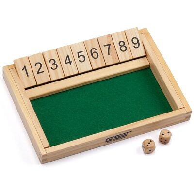 Wooden Shut The Box 9 Numbers Dice Game Board With 2 Wooden Dice. Classic  Tabletop Version Of The Popular English Pub Game… GSE Games & Sports Expert  - Yahoo Shopping