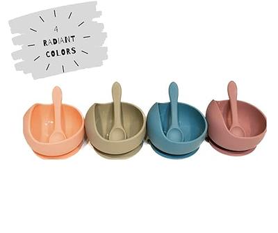 Bazzle Baby Foodie Feeding Set: Silicone Bib, Plate, Bowl, Lid and