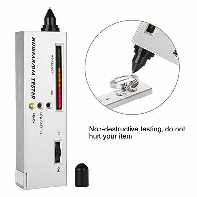 Diamond Tester, Practical Portable Jewelry Test Tool Diamond Selector III with LED Indicator for Novice and Expert