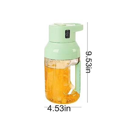 400 500Ml Rechargeable Portable Blender Glass Cup Personal Smoothie Blender  Bottle Fruit Portable Juicer Electric Mixer
