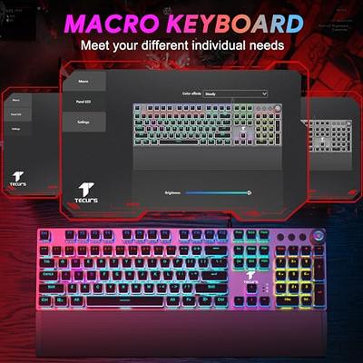  TECURS Gaming Keyboard Mechanical Keyboard with