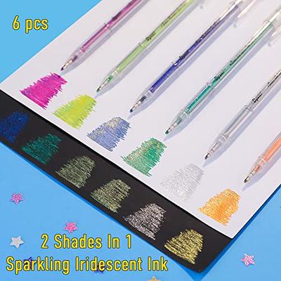 Taotree Glitter Gel Pens, 32 Color Neon Glitter Pens Fine Tip Art