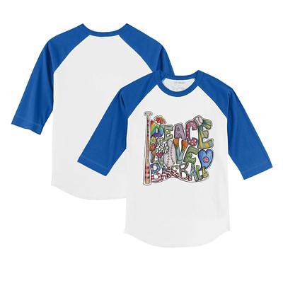 Infant Tiny Turnip Royal Chicago Cubs Baseball Flag T-Shirt