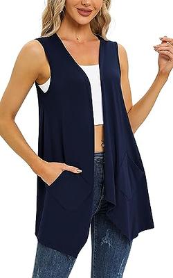 Women's Sleeveless Vest Cardigan