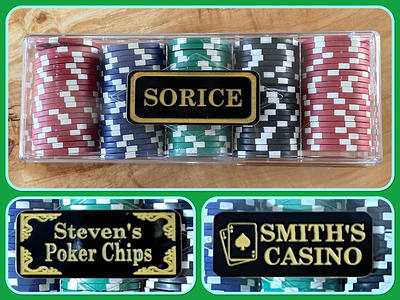 Chip Set 300 Lv High Gloss, Poker Chip Sets