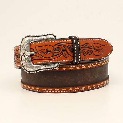 Ariat Men's Western Buckle & Belt 42