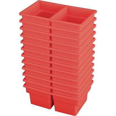 MyPerfectClassroom Clear Easy Label Bins with Lids - Set of 4 S4839332