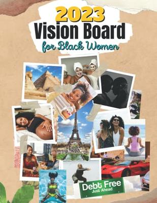 Vision Board Clip Art Book For Black Men: 200+ Pictures, Quotes and Words  Vision Board Supplies for Black Men to Manifest Their Perfect Life (