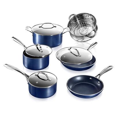 Gotham Steel Cream 15 Piece Ultra Nonstick Ceramic Cookware Set with  Utensils - Yahoo Shopping