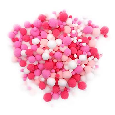 Fifty 15mm Rainbow TINSEL Mochi Balls, Pom Poms, Approx. 50 Pieces for  Crafts and Slimes 