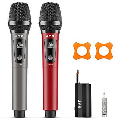 JYX Portable Karaoke Machine With 2 Wireless Mics