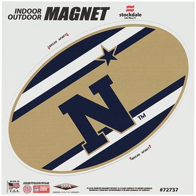 Denver Broncos Jersey 6 x 6 Oval Full Color Magnet