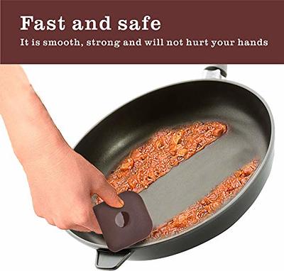 Pan Scraper, Durable Dish Scraper Set of 4pcs, Pot Scraper, Handheld Nylon Cast  Iron Pan Cleaners, Multifunctional Pan Scraper Tool and Stoneware Scraper  for Kitchen and Home -Brown - Yahoo Shopping