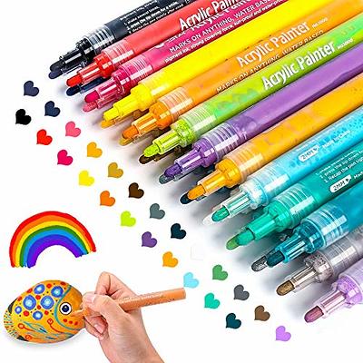 Fabric Paint Marker Pen 12 Colors/Set Clothes Canvas Textile DIY Crafts  Graffiti Pigment Painting Pen School Student Stationery - AliExpress