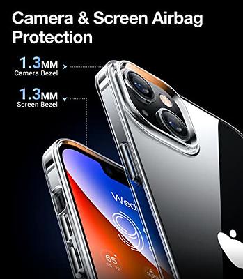 CANSHN Clear Designed for iPhone 11 Pro Max Case, [Military Drop Protection] [Not Yellowing] Shockproof Protective Phone Case with Soft TPU Bumper