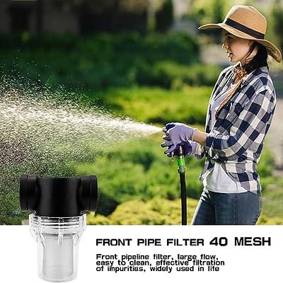 Sediment Filter Attachment Water Hose Filter, Garden Hose Filter for  Pressure h