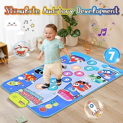 Fisher-Price – Dancin' Tunes Music Mat, Electronic and Interactive Music  Keyboard, Piano Mat, Learn to Play Piano, Toddler, Ages 3+ 