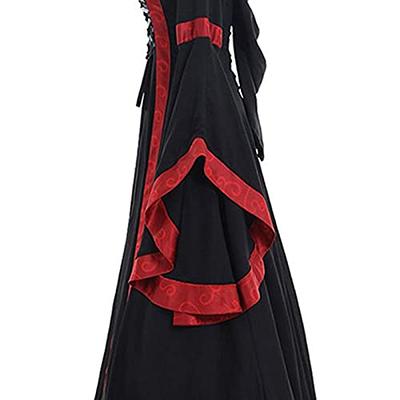 Gothic Dresses for Women,Gothic Steampunk Robe for Women Medieval Witch  Hooded Cloak Renaissance Faire Costume Regency Pirate Retro Clothes  Victorian Dress for Women - Yahoo Shopping
