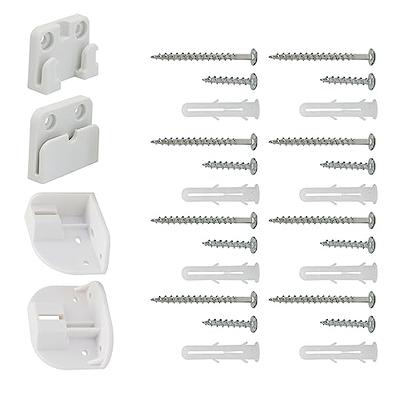GRENFU Extra Wide Baby Gate Replacement Parts Kit Retractable Baby Gates  Retractable Dog Gate Full Set Accessories Long Baby Gate Wall Mount  Hardware with Brackets, Latches, Hooks, Screws, White - Yahoo Shopping