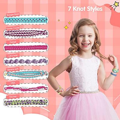 Friendship Bracelet Making Kit Toys, Ages 7 8 9 10 11 12 Year Old Girls  Gifts Ideas, Birthday Present for Teen Girl, Arts and Crafts String Maker