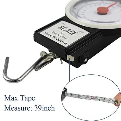 Fishing Scale,Max 110lb/50kg Luggage Scale Backlit LCD Screen Portable  Electronic Balance Digital Fish Hook Hanging Scale with Measuring Tape  Ruler. - Yahoo Shopping