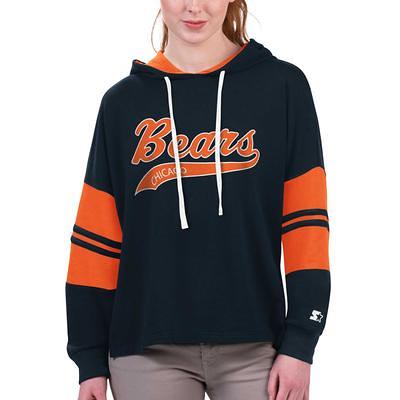 Women's Antigua Black/White Chicago Bears Play Long Sleeve T-Shirt