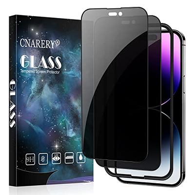 JETech Privacy Screen Protector for iPhone 15 Pro Max 6.7-Inch, Anti-Spy  Tempered Glass Film with Easy Installation Tool, 2-Pack