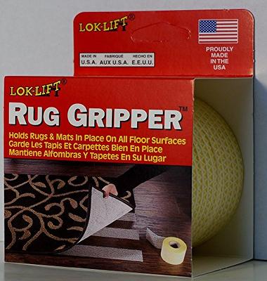 Optimum Technologies Lok Lift Rug Gripper Slip-Resistant Rug Tape for Rugs  and Mats, 2.5-Inches by 25-Feet - Yahoo Shopping