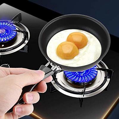  qczoyp Mini Frying Pan,Small Egg Skillet with Handle Heat  Resistant,One Egg Frying Pan Nonstick,Cast Iron Portable Camping Pan,Induction  Hob,Gas Cooker,Outdoor Cooking: Home & Kitchen