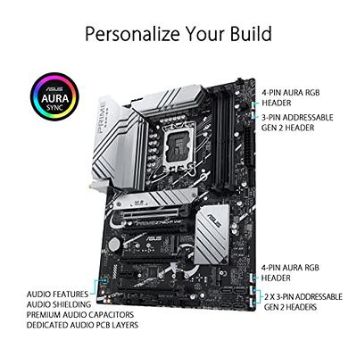 ASUS TUF GAMING B760-PLUS WIFI (13th and 12th Gen)LGA 1700 ATX motherboard  with PCIe 5.0, 3xPCIe 4.0 M.2 slots,DDR5,2.5Gb LAN,USB 3.2 Gen 2x2 Type-C