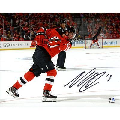 Luke Hughes New Jersey Devils Autographed 16 x 20 NHL Debut Photograph