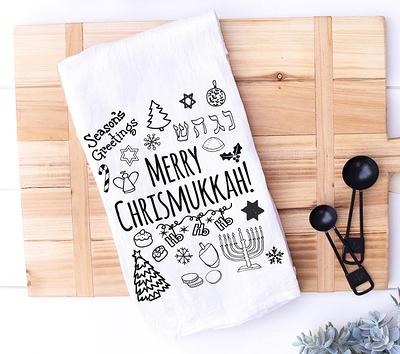 Holiday Tea Towel, Winter Tea Towels, Personalized Dish Towel, Kitchen  Decor, Hostess Gift, Housewarming Gift 