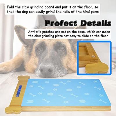 BLUEWINNER Dog Scratch Pad for Nails, Scratch Square for Dogs Nail