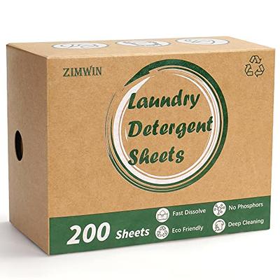Laundry Detergent Sheets: Eco Friendly Strips for Standard and HE Washing  Machines, Heavy Duty Deep Clean, Hypoallergenic for Sensitive Skin, 30  Strips 