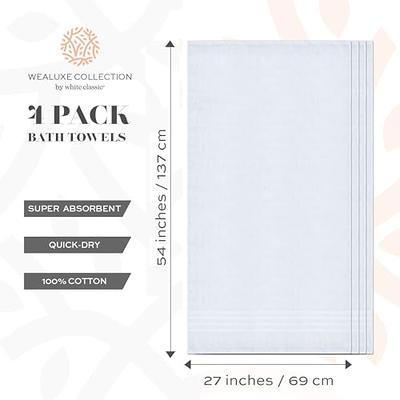 Orighty 6-Pack White Hand Towels - Quick Drying & Absorbent Microfiber Gym  Towels 16x28 inches - Lightweight & Thin White Yoga Towels - Multi-Purpose