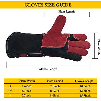 Women Bbq Grilling Gloves 2 Pack Heat Resistant Long Sleeve Oven Mitts  Fireplac