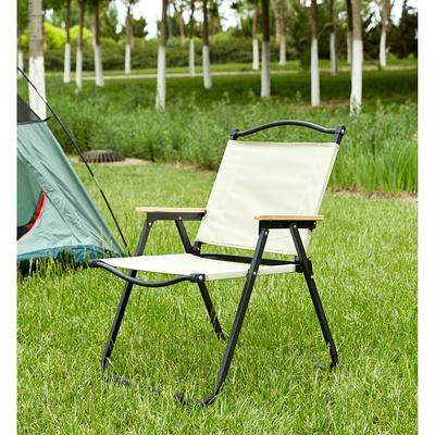 Picnic Chair Outdoor Folding Chair Camping Camping Picnic Chair Portable  Fishing Chair Stool Beach Chair (Color : Beige) (Beige)