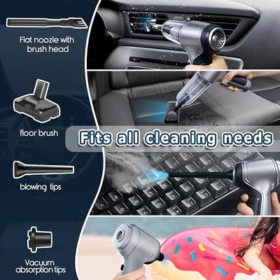 WADEO Handheld Vacuum Cordless, Car Vacuum Cleaner High Power 9000Pa, Hand  Held Vacuum, Mini Vacuum with Blower, Car Vacuum with TypeC, Wireless Vacuum  Cleaner for Home Pet & Office - Yahoo Shopping