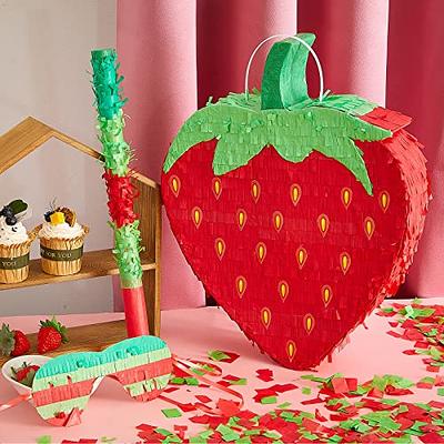 Aoriher Strawberry 1st Birthday Pinata Strawberry Pinata Summer Berry  Strawberry Pinata with Bat Stick Blindfold Mask Confetti for Girls  Strawberry Theme Birthday Baby Shower Party Game Supplies Decor - Yahoo  Shopping