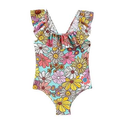 SUNFLOWER Floral Ruffle Swimsuit