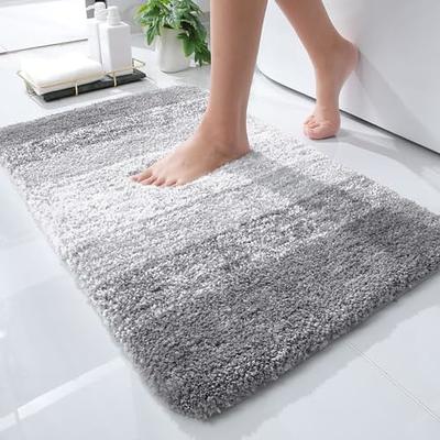 Bathroom Rug Mat, 24X16, Super Soft and Absorbent Shaggy Plush