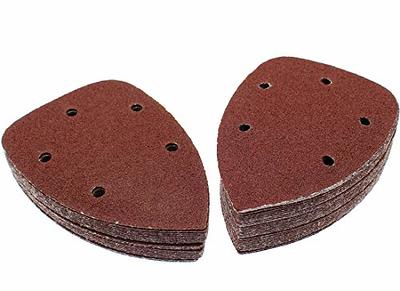 HARSKIYER 30pcs 120 Grit Mouse Detail Sander Sandpaper, Triangle