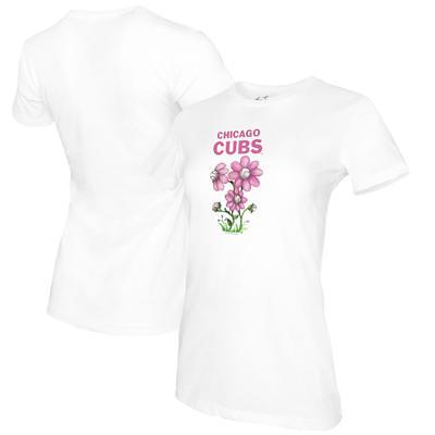 Women's Tiny Turnip White Chicago Cubs Blooming Baseballs T-Shirt - Yahoo  Shopping