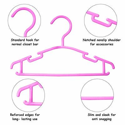 GoodtoU Baby Clothes Hangers for Closet Kid Hangers Clothing Bulk White  Baby Hangers Childrens Hangers Plastic Small Hangers Toddler Hangers  (60pack