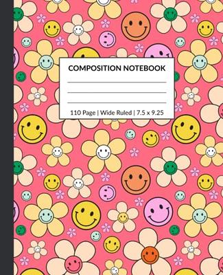 Girls Composition Notebook: Journal For Girls Ages 8-12: Wide Ruled  Notebook Paper | 120 pages, 8.5 x 11, Large Size