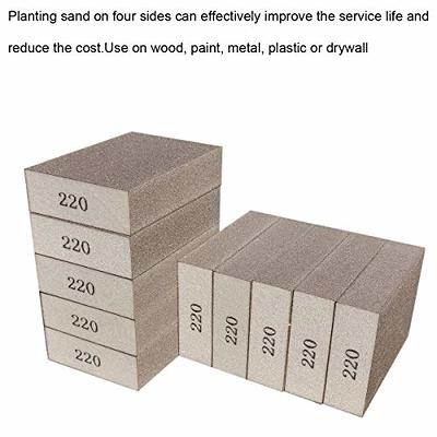 Aluminum Oxide Sanding Sponges - Fine Grade, 10 Pack