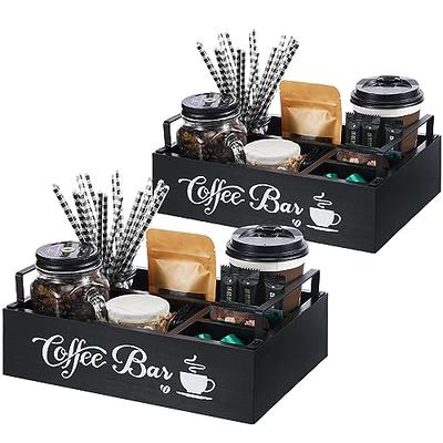 Coffee Station Organizer Farmhouse Coffee Bar Accessories