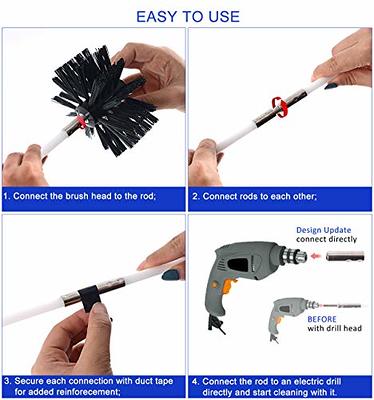 Quick-Clean 4'' Dryer Vent Brush