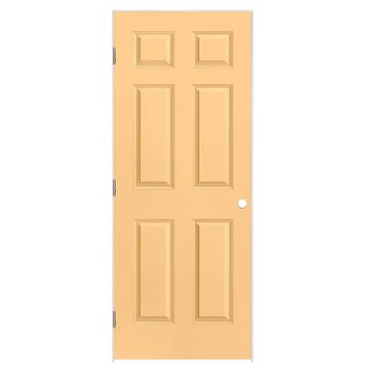 Masonite Traditional 32-in x 80-in 6-panel Solid Core Molded Composite Slab  Door in the Slab Doors department at