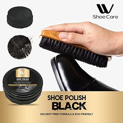 WBM Cleaning Kit, Cleaning Sponge,Instant Shine Sponge With Black Shoe  Polish & Cream, Shoe Cleaner, Pack of 4